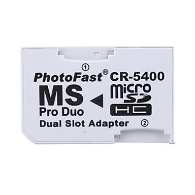 dupla microsd / hc para ms pro duo placa de memória